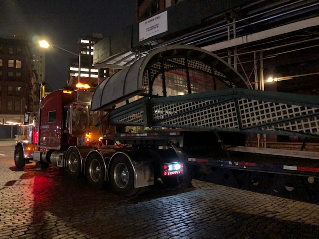 Pedowitz Machinery Movers and Heavy Hauling NYC Franklin Canopy 1