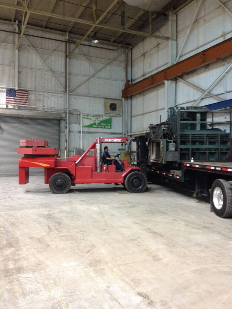 Pedowitz Machinery Movers New Jersey Oversize Load Riggers Best Heavy Haul Trucking Transport 2 Trash Bailer