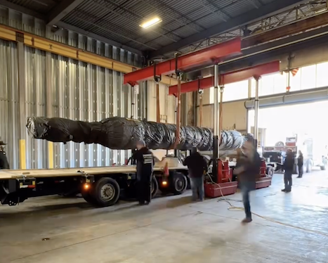 Pedowitz Rigging Gantry lifts to 2 million pounds NJ Machinery Storage 5