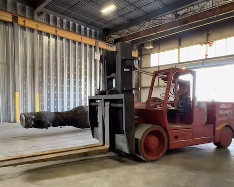 Pedowitz Rigging Gantry lifts to 2 million pounds NJ Machinery Storage 7