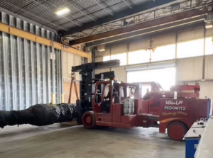 Pedowitz Rigging Gantry lifts to 2 million pounds NJ Machinery Storage 9