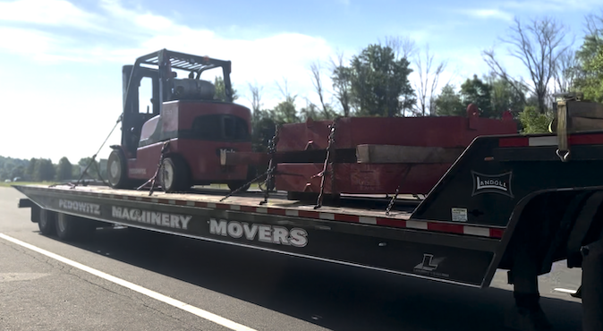 Pedowitz Machinery Movers Trucking Rigging Company Hauling Oversize Press New Jersey 8a